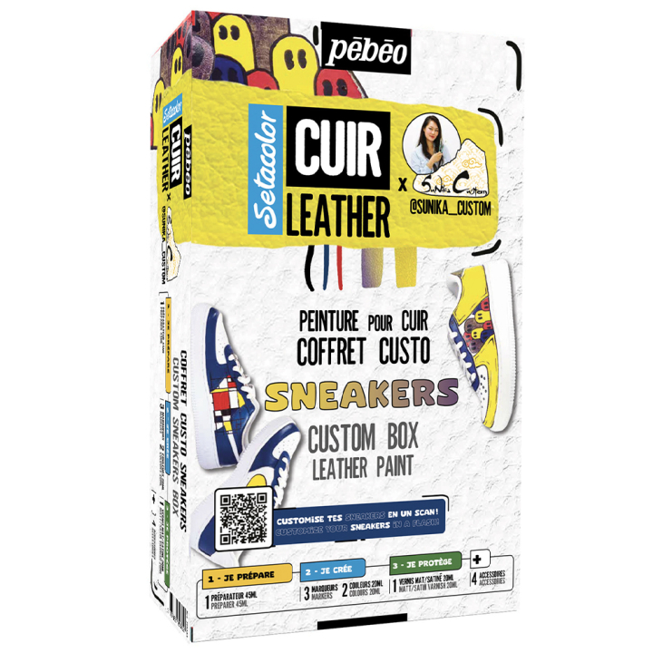 Setacolor Leather Sneaker Custom Kit i gruppen Hobby & Kreativitet / Farver / Læderfarve hos Pen Store (130717)