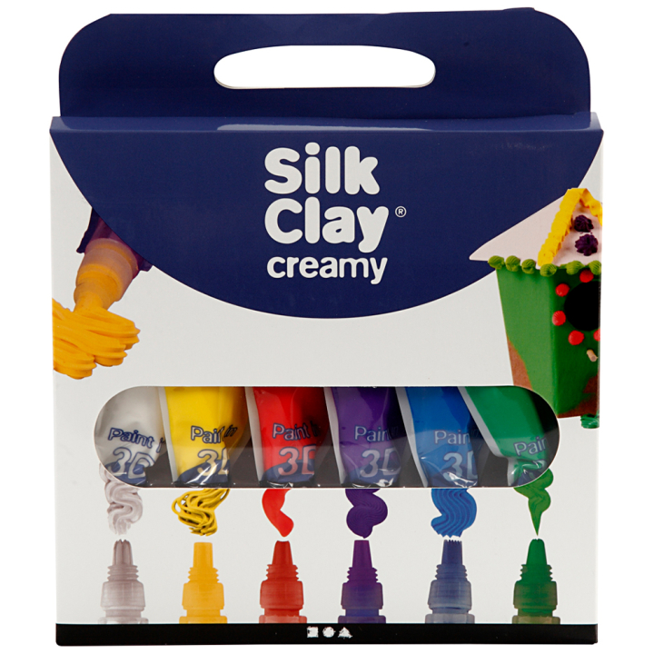 Silk Clay Creamy 6x35ml Set 1 i gruppen Hobby & Kreativitet / Skabe / Modellervoks hos Pen Store (130760)
