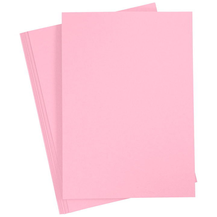 Farvet papir Lys rosa A4 180g 20-pak i gruppen Kids / Sjovt og lærerigt / Papir og Tegneblokke hos Pen Store (130804)