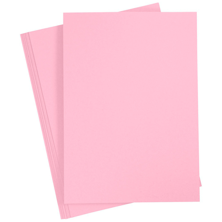 Farvet papir Lys rosa A4 180g 20-pak i gruppen Kids / Sjovt og lærerigt / Papir og Tegneblokke / Farvet papir til børn hos Pen Store (130804)