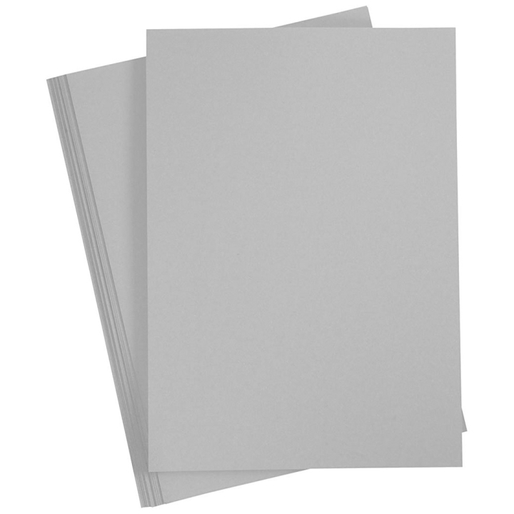 Farvet papir Lys grå A4 180g 20-pak i gruppen Kids / Sjovt og lærerigt / Papir og Tegneblokke hos Pen Store (130807)