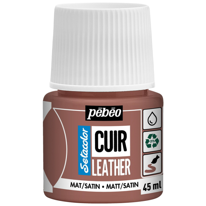 Setacolor Cuir Leather Læderfarve 45ml i gruppen Hobby & Kreativitet / Farver / Læderfarve hos Pen Store (130827_r)