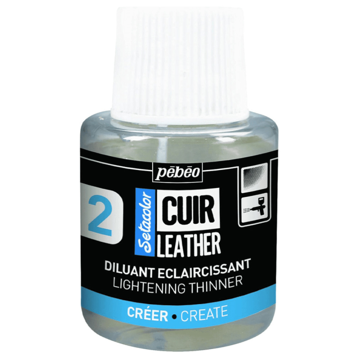 Setacolor Cuir Leather Lightening Thinner 110ml i gruppen Hobby & Kreativitet / Farver / Læderfarve hos Pen Store (130863)