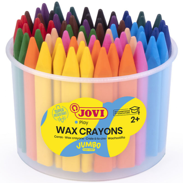 Vokskridt Jumbo Easy Grip 72-sæt (2 år+) i gruppen Kids / Børnepenne / Farvekridt til børn hos Pen Store (131119)