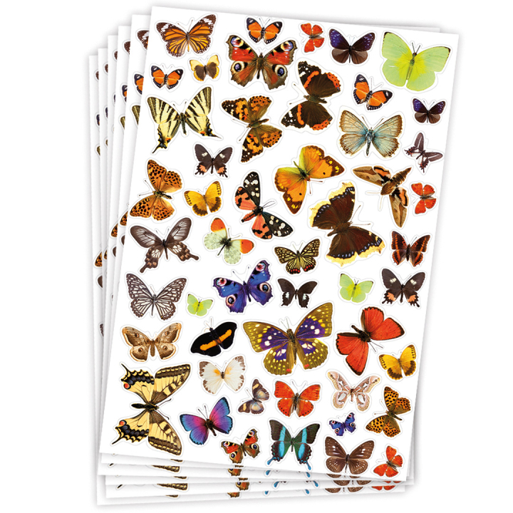Stickers sommerfugl 6 ark i gruppen Kids / Sjovt og lærerigt / Stickers hos Pen Store (131325)