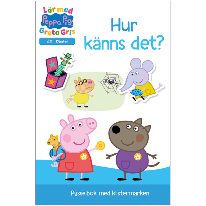 Hvordan føles det? Lær med Greta Gris i gruppen Kids / Sjovt og lærerigt / Farvelægning og håndværksbøger / Hjernegymnastik for børn hos Pen Store (131361)