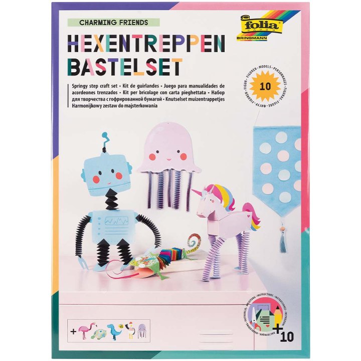 DIY-sæt Venner 10-pack i gruppen Kids / Sjovt og lærerigt / Papir og Tegneblokke hos Pen Store (131570)