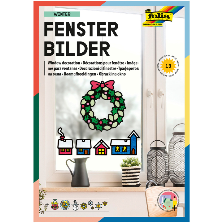 Vinduesdekoration Vinter 13 stk i gruppen Hobby & Kreativitet / Skabe / Håndværk og DIY hos Pen Store (131585)