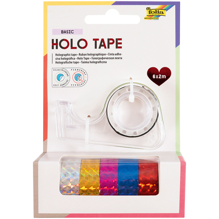 Farveskiftende tape Basic 6-pak i gruppen Hobby & Kreativitet / Hobbytilbehør / Tape hos Pen Store (131606)