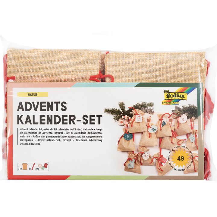 Adventskalender Jutesække 24-pack i gruppen Hobby & Kreativitet / Skabe / Håndværk og DIY hos Pen Store (131642)