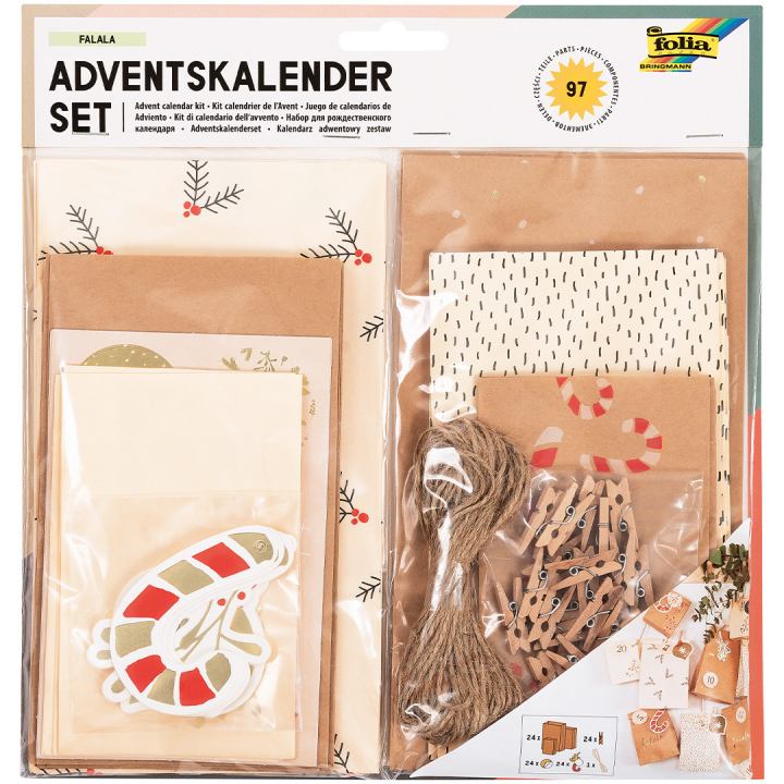 Papirposer til Adventskalender 24-pack i gruppen Papir & Blok / Kalendere / Julekalendere hos Pen Store (131663)