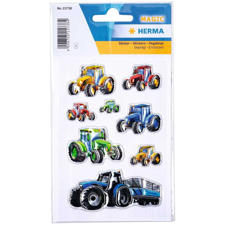 Stickers Traktorer 1 ark i gruppen Kids / Sjovt og lærerigt / Stickers hos Pen Store (131882)