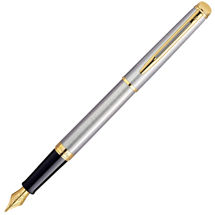 Hémisphère Steel/Gold Fyldepen  i gruppen Penne / Fine Writing / Fyldepenne hos Pen Store (132001_r)