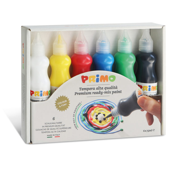 Poster paint Readymix 75 ml 6-sæt i gruppen Kids / Farve og maling til børn / Farver for børn hos Pen Store (132037)