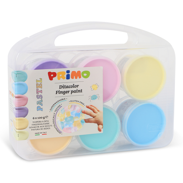 Fingerfarve Pastel-sæt 6x100g i gruppen Kids / Farve og maling til børn / Fingermaling hos Pen Store (132085)