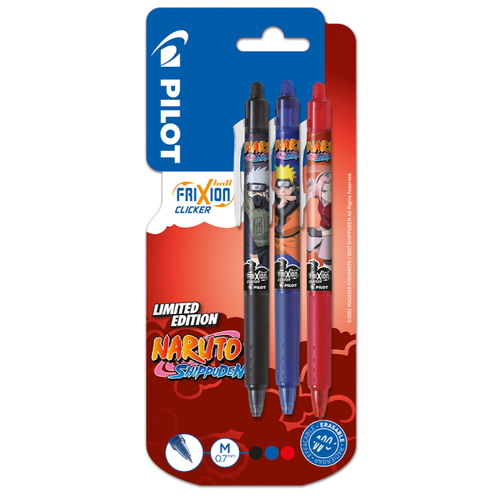 FriXion Clicker Naruto 0.7 3-pack i gruppen Penne / Skrive / Gelpenne hos Pen Store (132245)