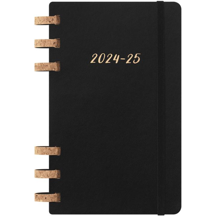 Spiral Planner 12M Soft Cover Large Black  i gruppen Papir & Blok / Kalendere / 12 mdr kalendere hos Pen Store (132587)