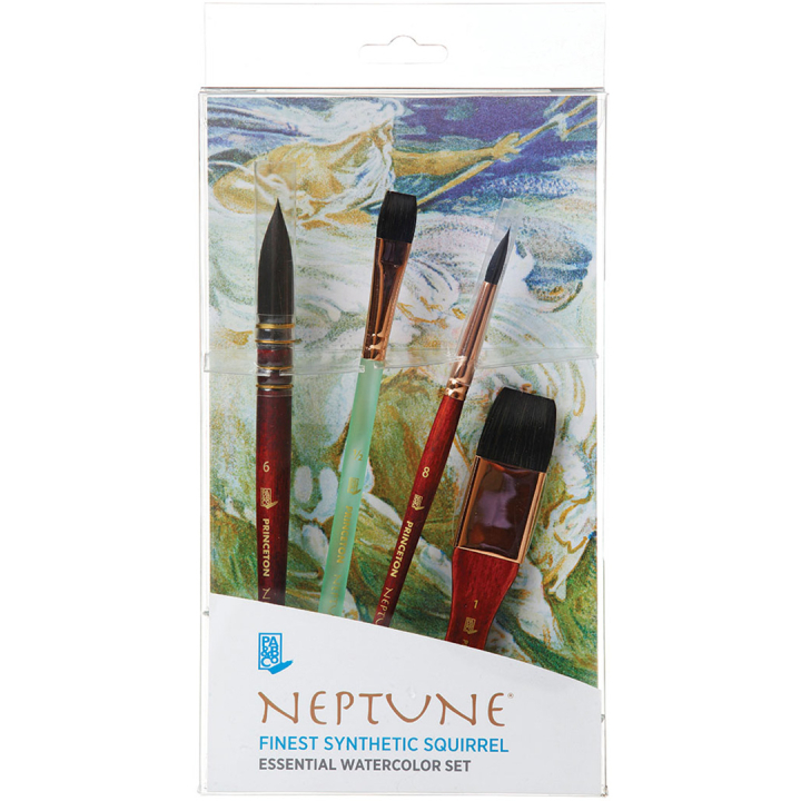 Neptune Syntetpensel Professional 4-set i gruppen Kunstnerartikler / Pensler / Akvarelpensler hos Pen Store (132785)