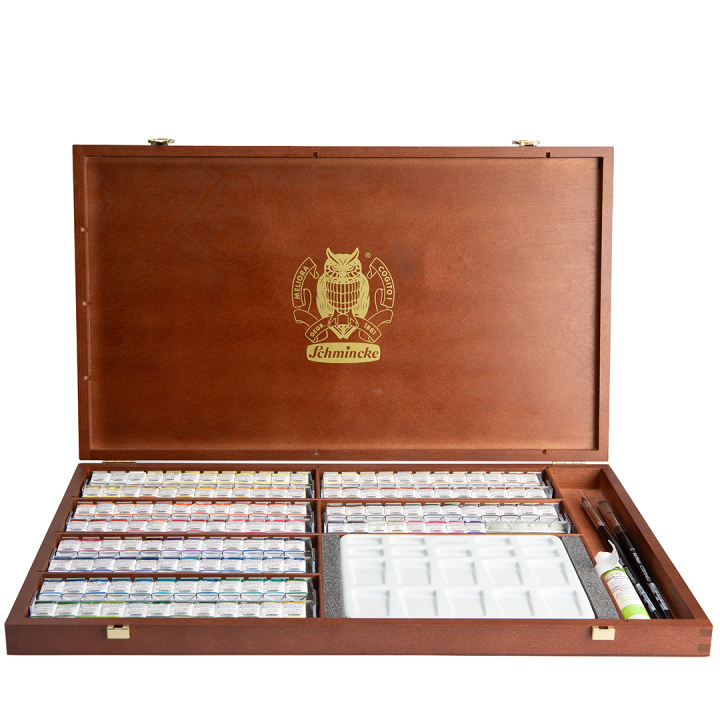 Horadam Aquarell Wood 140-sæt i gruppen Kunstnerartikler / Kunstnerfarver / Akvarelmaling / Akvarelfarve i kop hos Pen Store (132973)