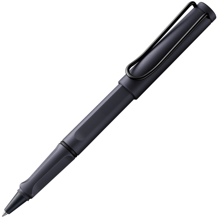 Safari Rollerball Steel Black i gruppen Penne / Fine Writing / Rollerballpenne hos Pen Store (132991)