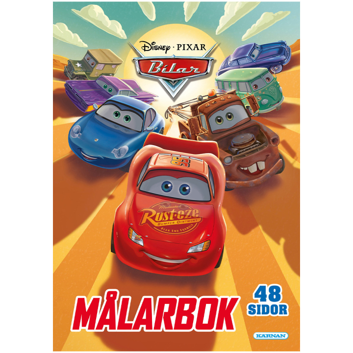 Disney Pixar Biler Malebog i gruppen Kids / Sjovt og lærerigt / Farvelægning og håndværksbøger hos Pen Store (133013)