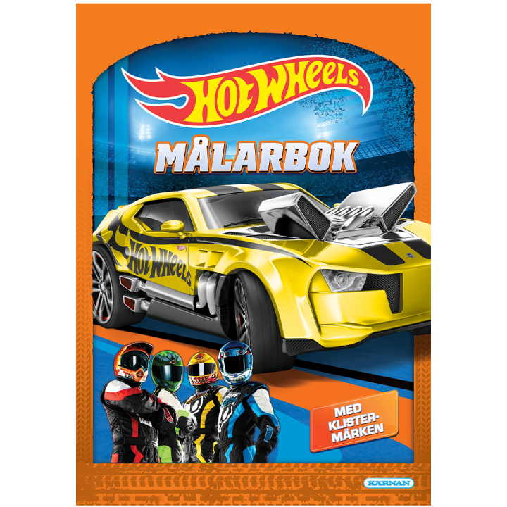 Hot Wheels Malebog med klistermærker i gruppen Kids / Sjovt og lærerigt / Farvelægning og håndværksbøger hos Pen Store (133014)