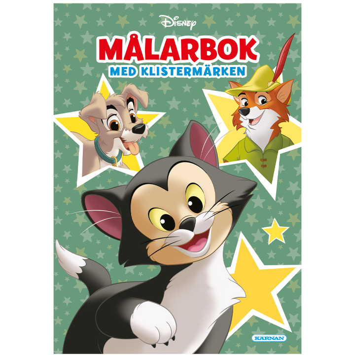 Disneyklassikere Malebog med klistermærker i gruppen Kids / Sjovt og lærerigt / Farvelægning og håndværksbøger / Malebøger hos Pen Store (133015)