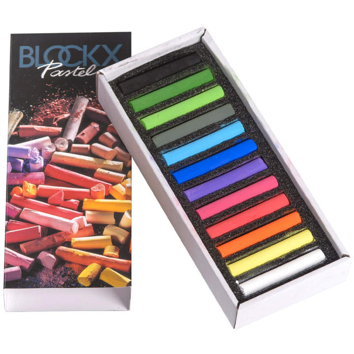 Soft Pastels Assorted 12-set i gruppen Kunstnerartikler / Kridt og blyanter / Pastelkridt hos Pen Store (133362)