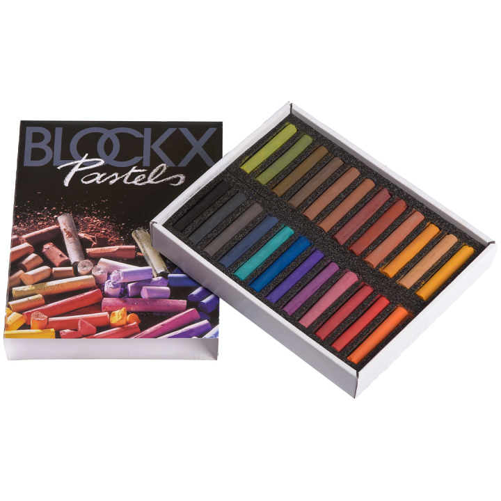 Soft Pastels Dark 24-set i gruppen Kunstnerartikler / Kunstnerfarver / Pastel hos Pen Store (133368)