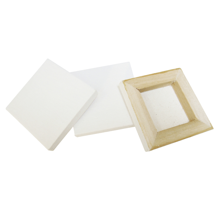 Simply Mini Canvas 6,4x6,4 cm i gruppen Kunstnerartikler / Studie / Malerlærreder / Malerlærred akrylfarve hos Pen Store (133759)