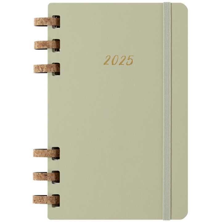 12M Spiral Planner 2025 Large Kiwi i gruppen Papir & Blok / Kalendere / 12 mdr kalendere hos Pen Store (133787)