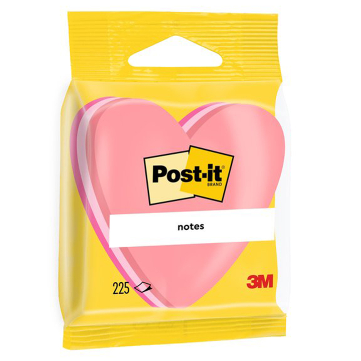 Post-it 70x70 Hjerte i gruppen Papir & Blok / Skriv og noter / Post-it og notesblokke hos Pen Store (133818)