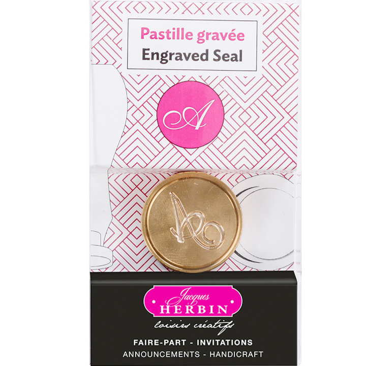 Messingforseglingsstempel Bogstaver i gruppen Hobby & Kreativitet / Skabe / Lak og segl hos Pen Store (133891_r)