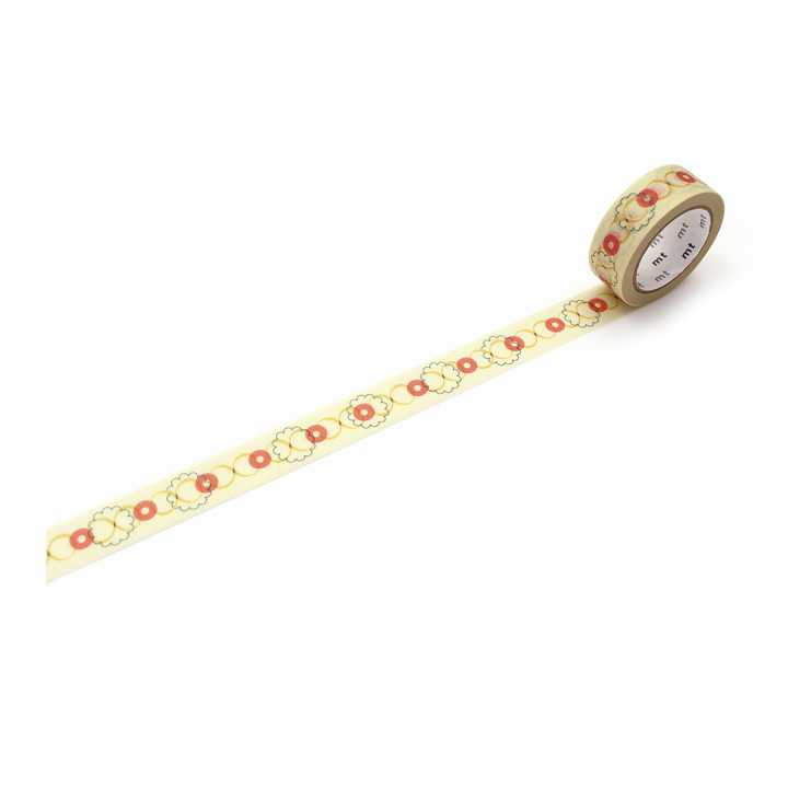 Washi-tape Retro design button i gruppen Hobby & Kreativitet / Hobbytilbehør / Washi Tape hos Pen Store (134012)