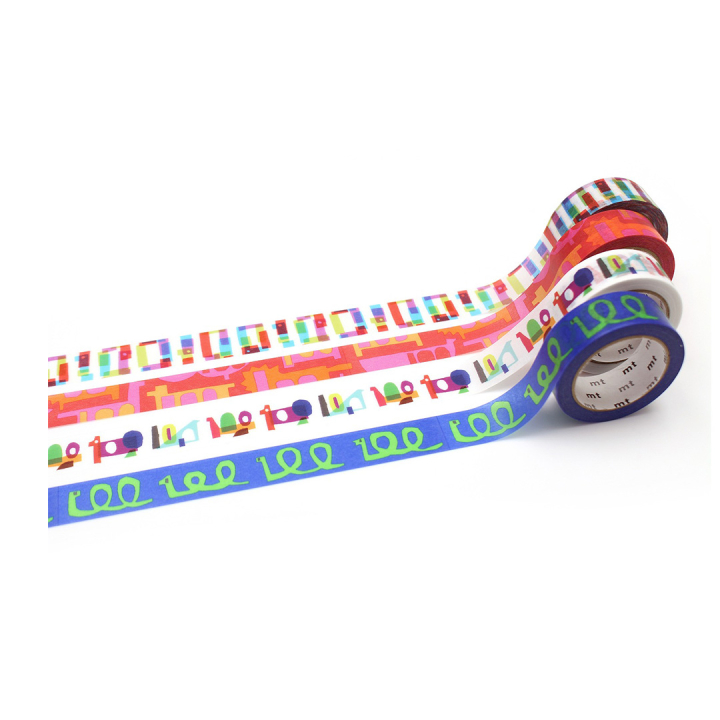 Washi-tape 100th Anniversary Ottaipnu 4-sæt i gruppen Hobby & Kreativitet / Hobbytilbehør / Washi Tape hos Pen Store (134042)