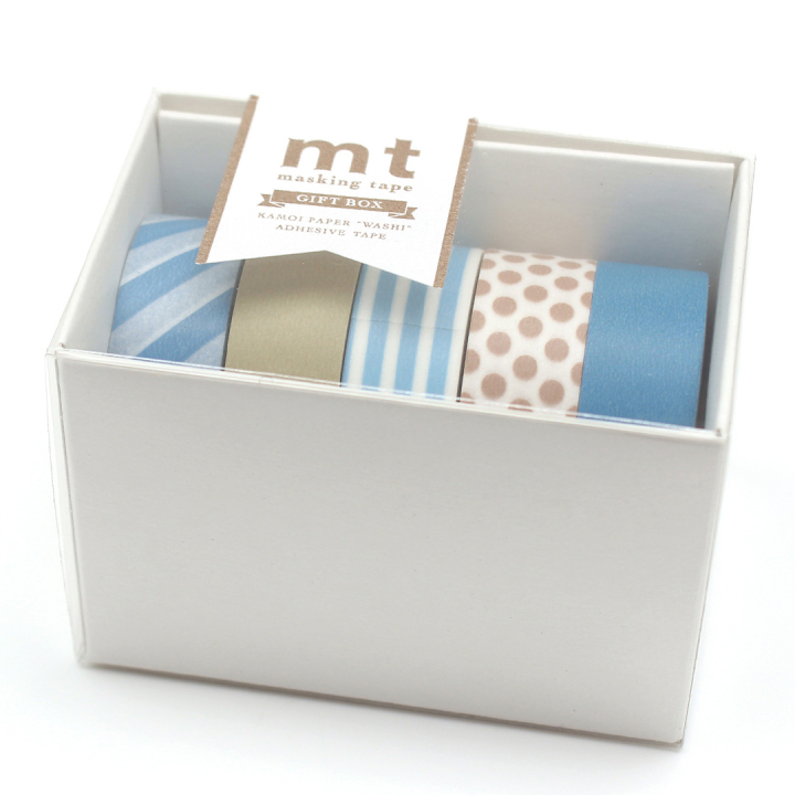 Washi-Tape  Gift Box Grayish i gruppen Hobby & Kreativitet / Hobbytilbehør / Washi Tape hos Pen Store (134053)