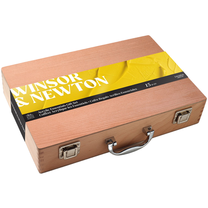 Galeria Acrylic Wooden Box 15-set i gruppen Kunstnerartikler / Kunstnerfarver / Akrylmaling hos Pen Store (134067)