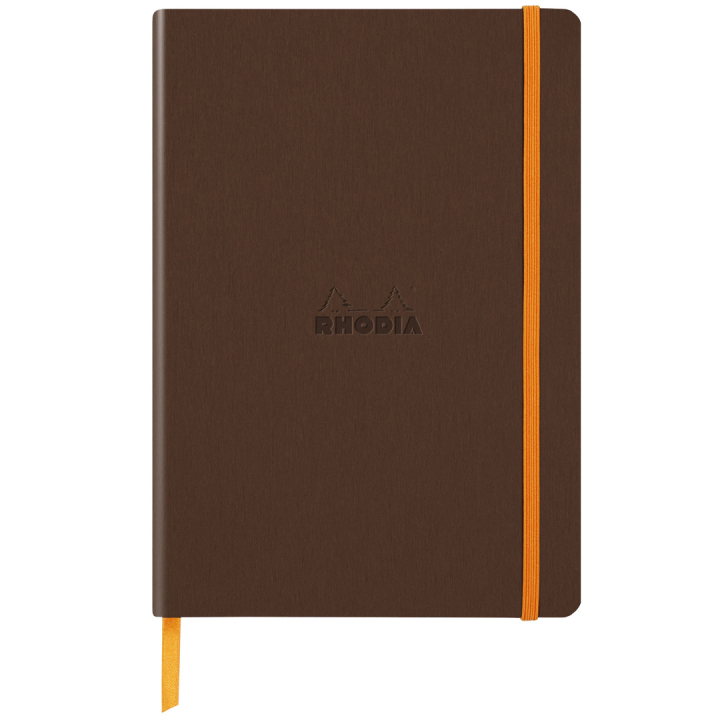 Rhodiarama Webnotebook A5 Soft Dotted Bronze i gruppen Papir & Blok / Skriv og noter / Notesbøger hos Pen Store (134439)