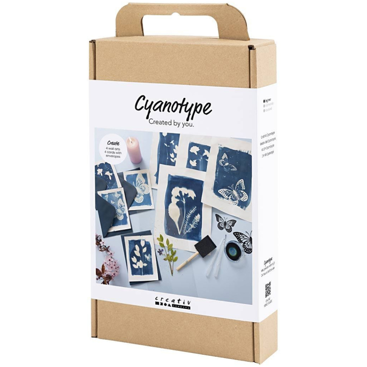 DIY-kit Cyanotype Lav dine egne cyanotryk i gruppen Hobby & Kreativitet / Teknikker / Cyanotypi hos Pen Store (134599)