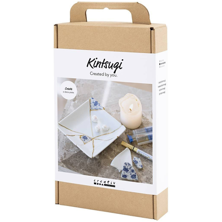 DIY Kintsugi Reparationssæt Porcelænsfade i gruppen Hobby & Kreativitet / Teknikker / Kintsugi hos Pen Store (134607)