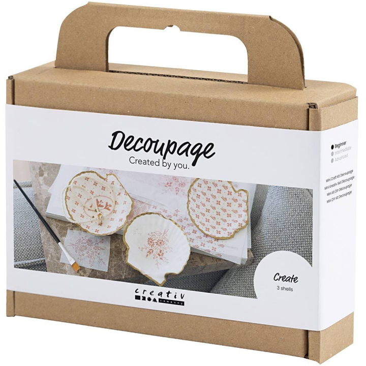 DIY Découpage-kit Havskaller i gruppen Hobby & Kreativitet / Teknikker / Decoupage hos Pen Store (134609)