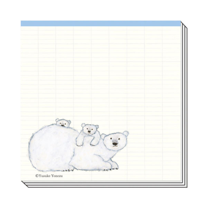 Sticky Notes Yusuke Yonezu Polar Bear i gruppen Papir & Blok / Skriv og noter / Post-it og notesblokke hos Pen Store (134652)