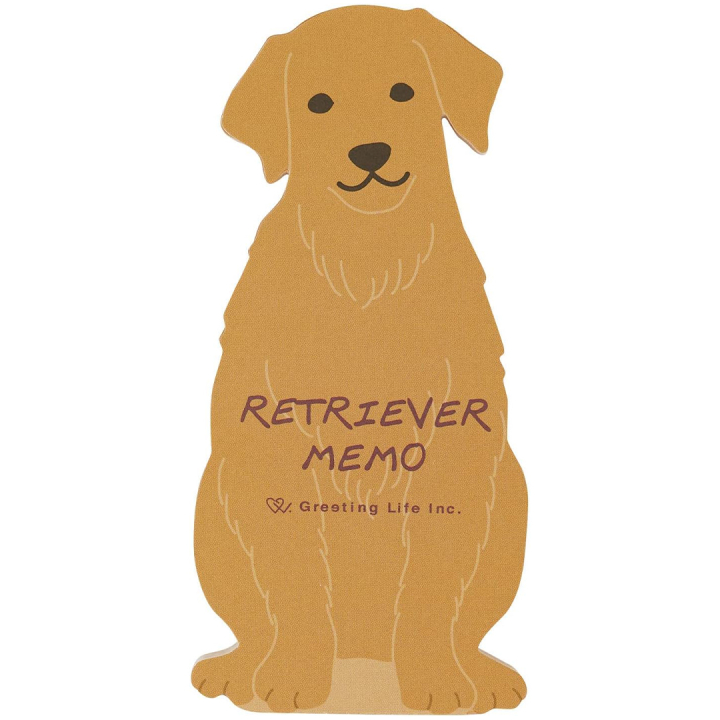 Golden Retriever Memo i gruppen Papir & Blok / Skriv og noter / Post-it og notesblokke hos Pen Store (134654)