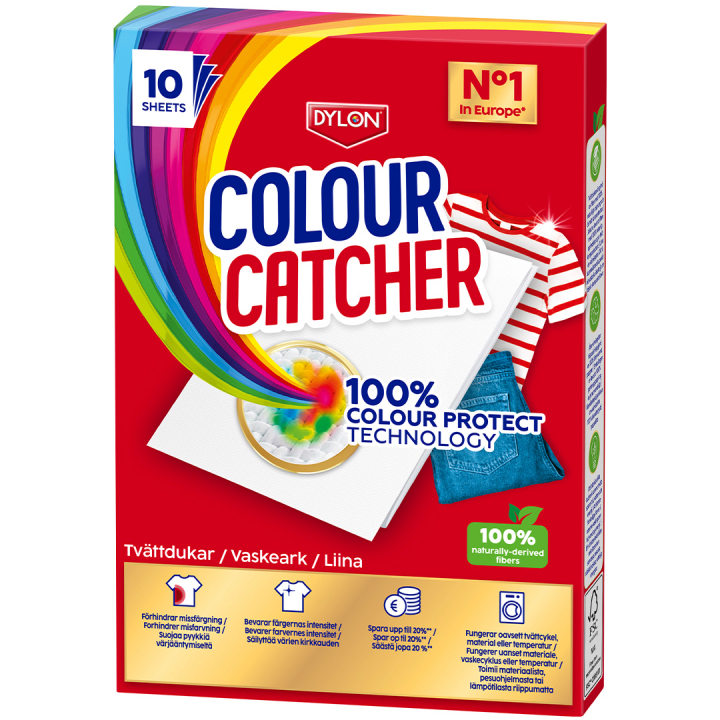 Colour Catcher 10 sheets i gruppen Hobby & Kreativitet / Farver / Tekstilfarve og tekstiltusch hos Pen Store (134680)