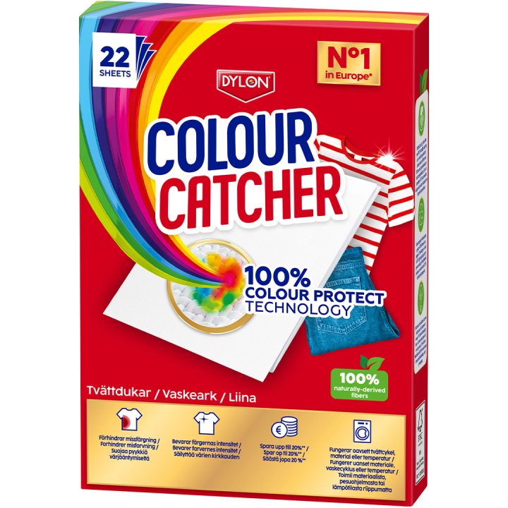 Colour Catcher 22 sheets i gruppen Hobby & Kreativitet / Farver / Tekstilfarve og tekstiltusch hos Pen Store (134681)