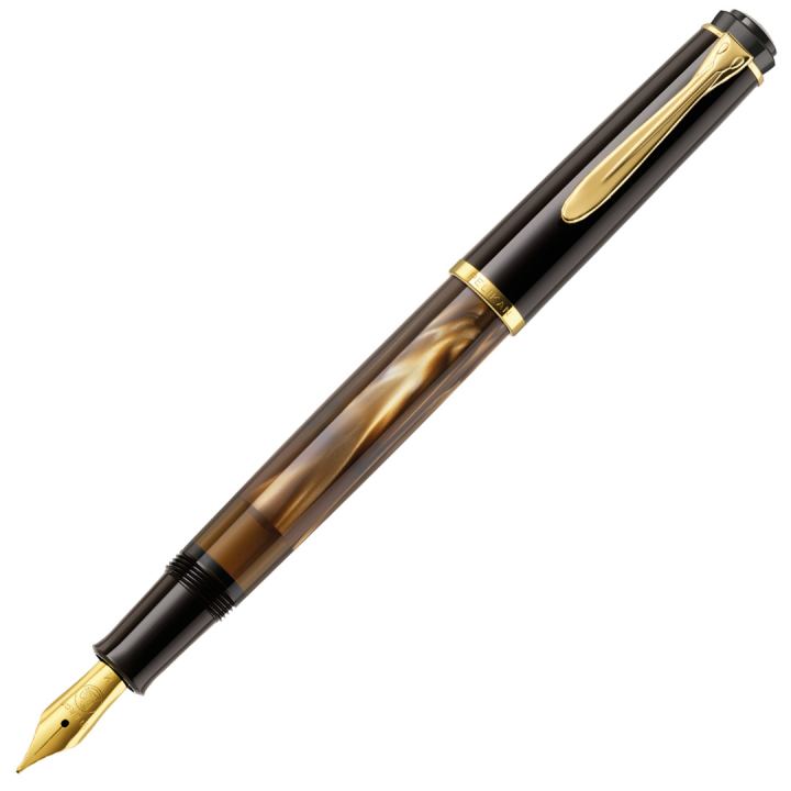 Classic M200 Fyldepen Brown-marbled i gruppen Penne / Fine Writing / Fyldepenne hos Pen Store (134766_r)