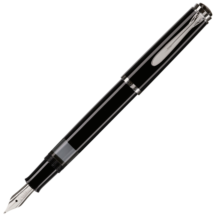 Classic M205 Fyldepen Black-silver i gruppen Penne / Fine Writing / Fyldepenne hos Pen Store (134772_r)