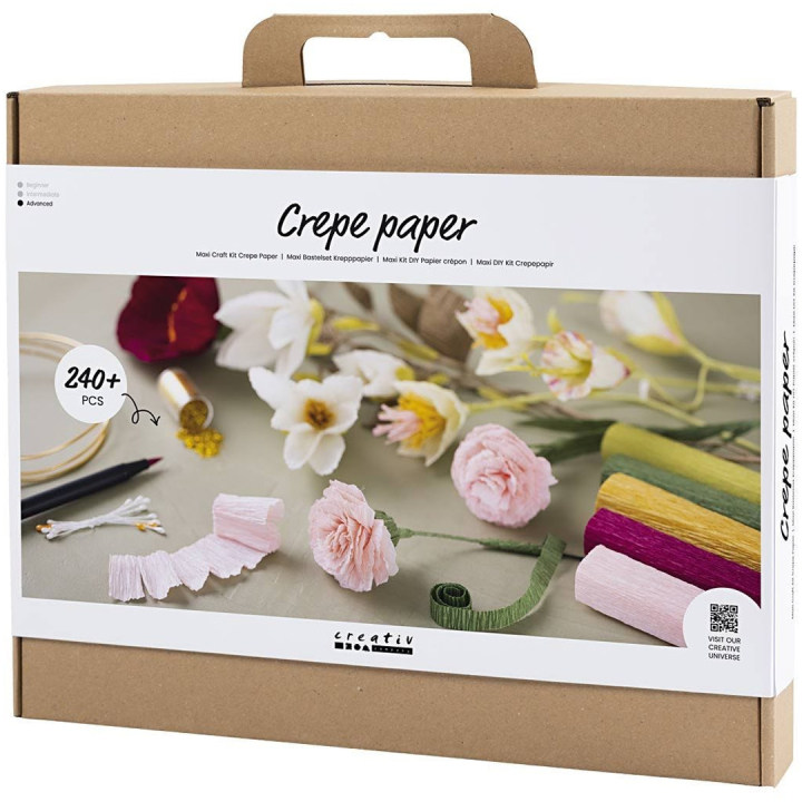 Maxi DIY-sæt Papirblomster 240 stk i gruppen Hobby & Kreativitet / Skabe / Håndværk og DIY hos Pen Store (134832)