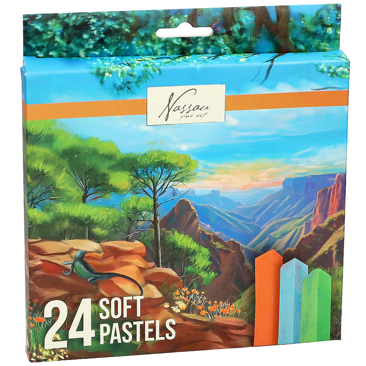 Soft pastels 24-sæt i gruppen Kunstnerartikler / Kridt og blyanter / Pastelkridt hos Pen Store (134912)