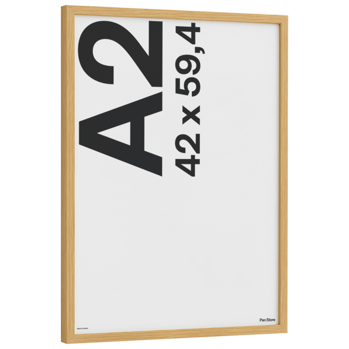Ramme i eg 42x59,4 A2 i gruppen Hobby & Kreativitet / Organisere / Rammer / Egetræsrammer hos Pen Store (135063)